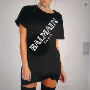 Designer Inspired Tshirt Dress